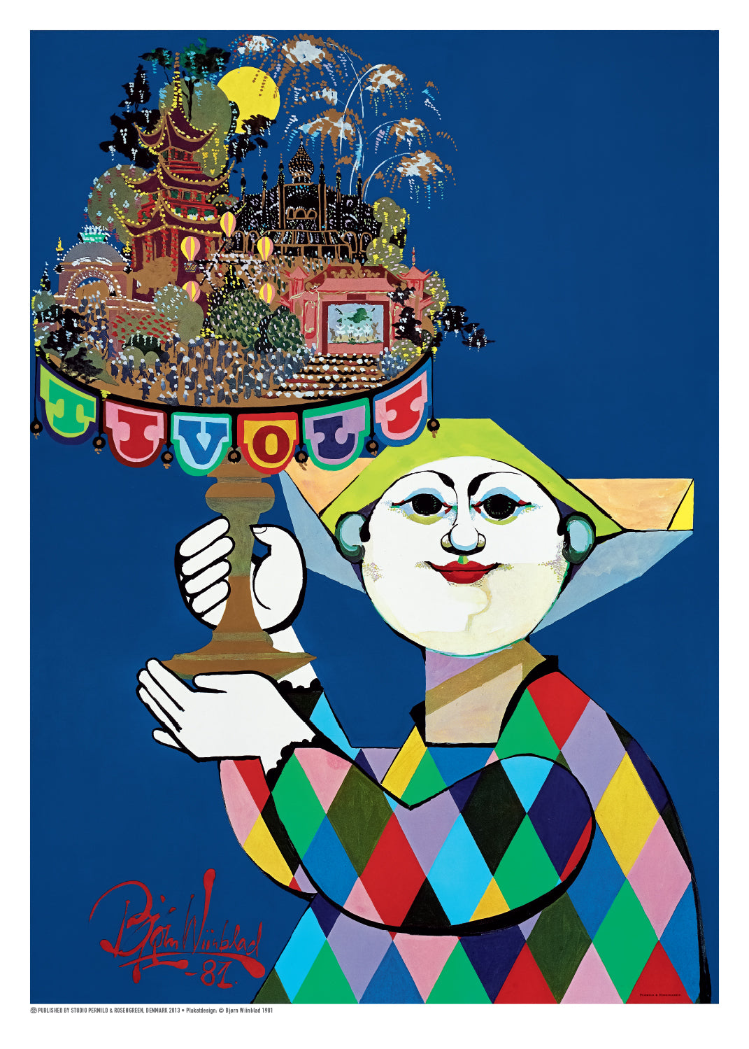 Card A5 - Bjørn Wiinblad 1981