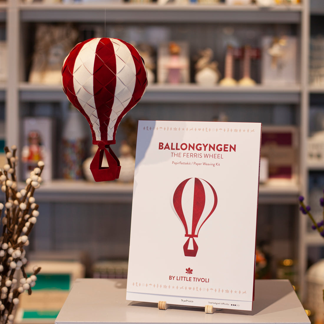 Ballongyngen, rød - Flet-selv