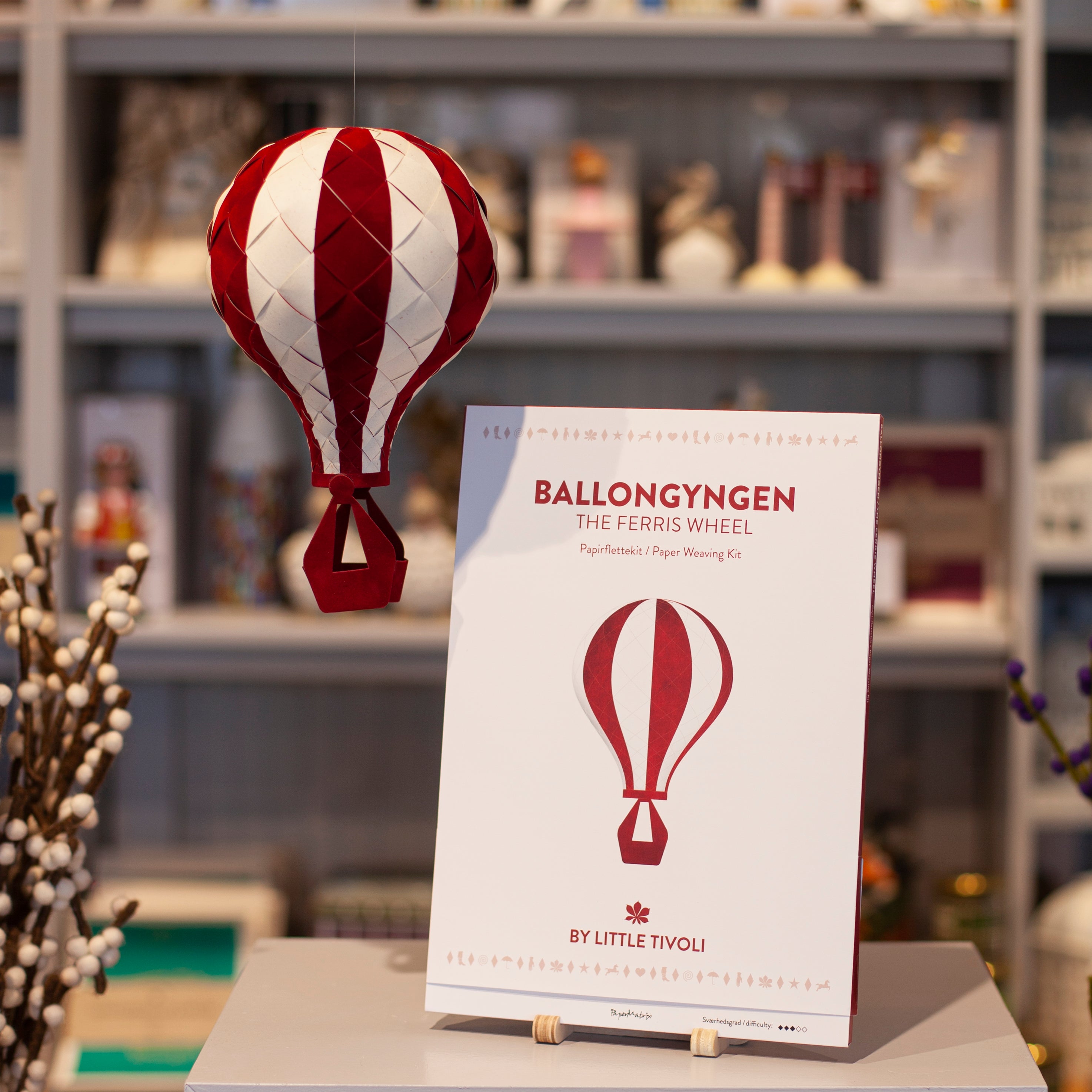 Ballongyngen, rød - Flet-selv