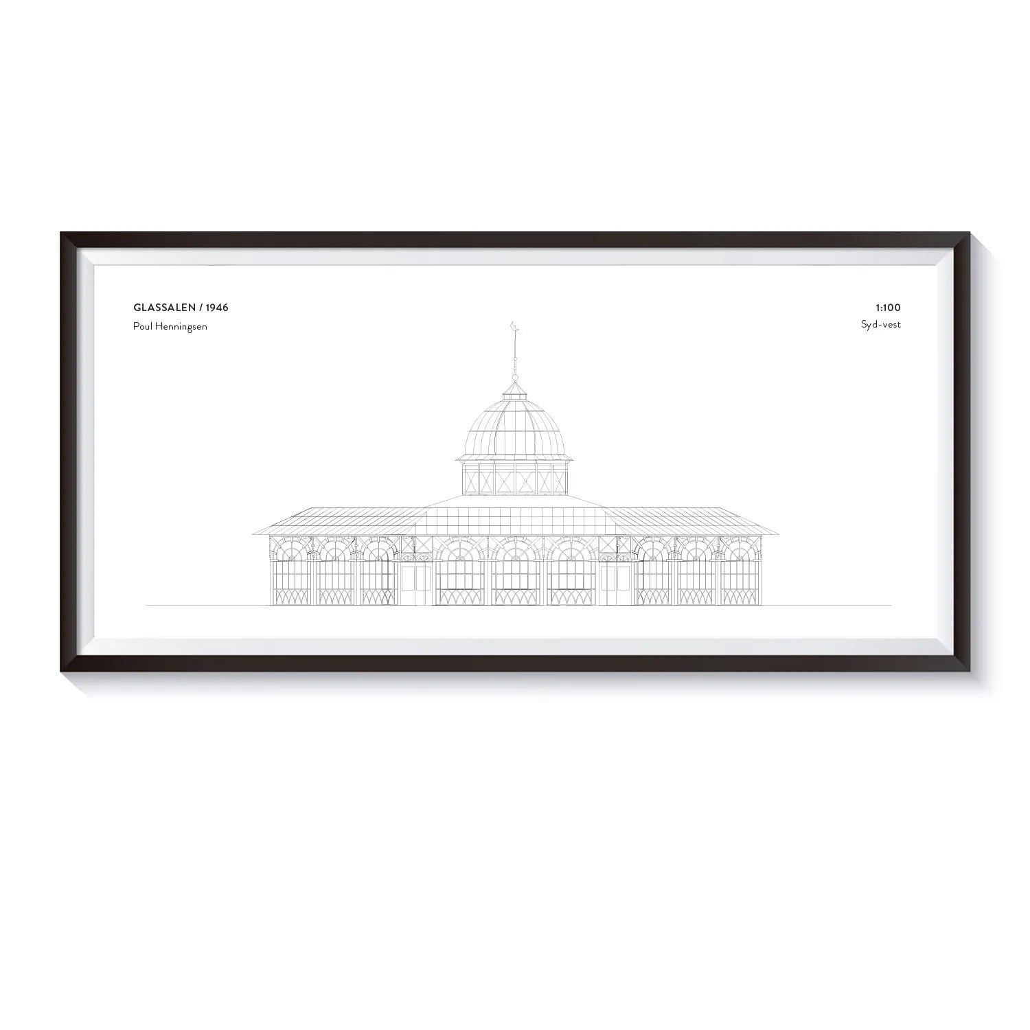 Grafisk plakat - Glassalen