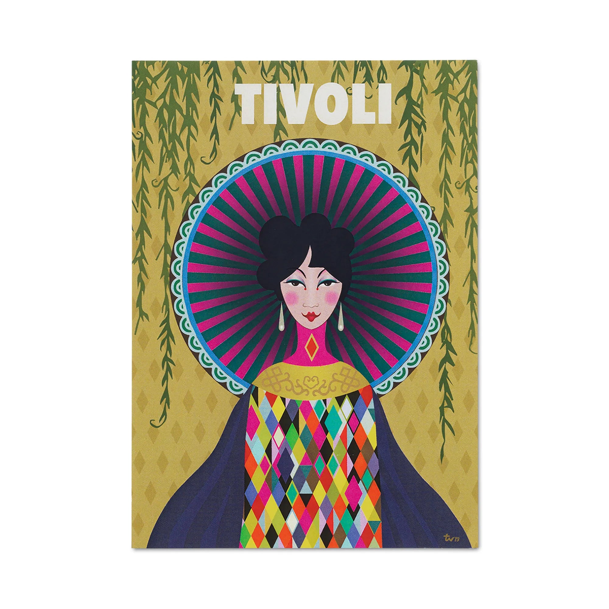 Postcard - Tivoli Willow