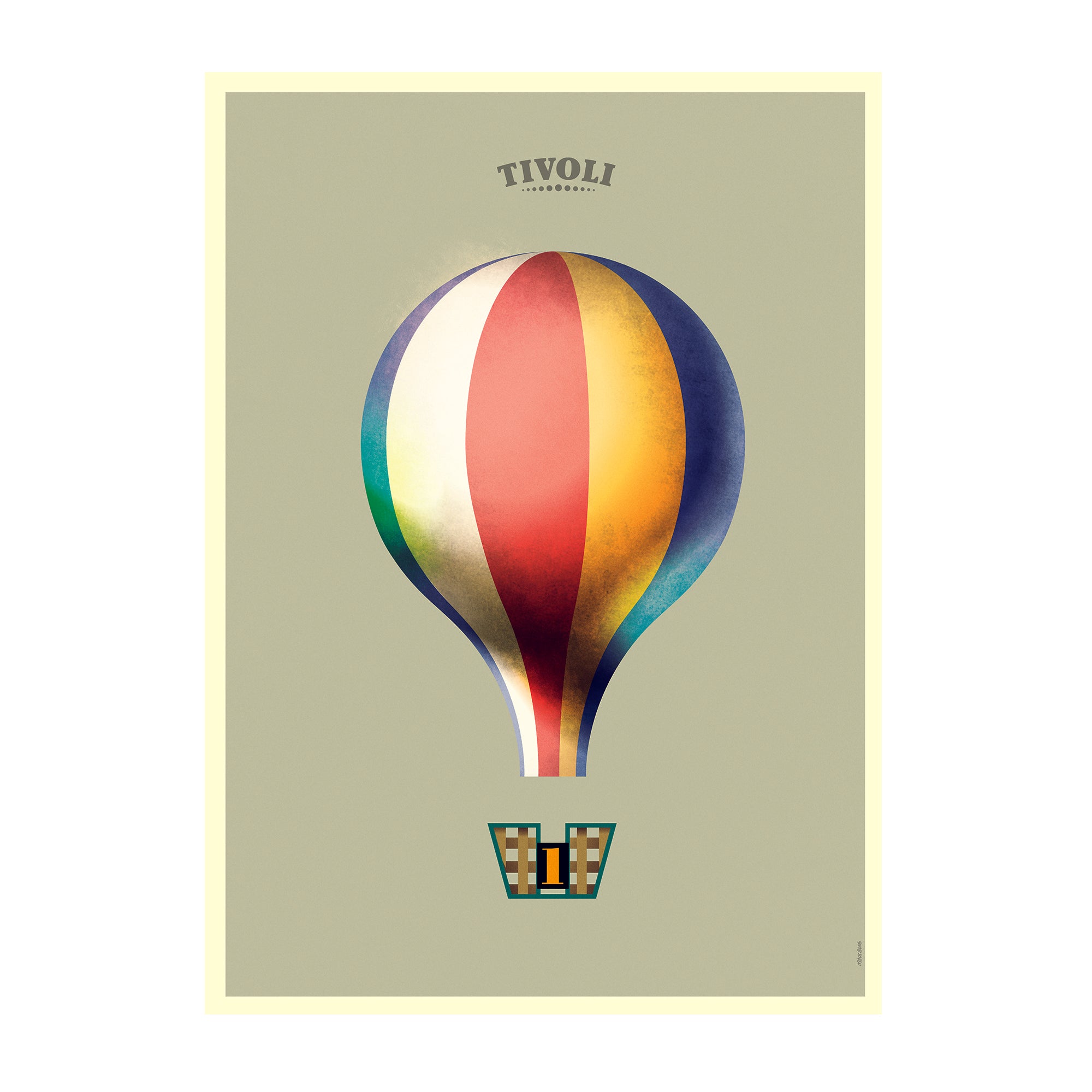 The Ferris Wheel A3 poster