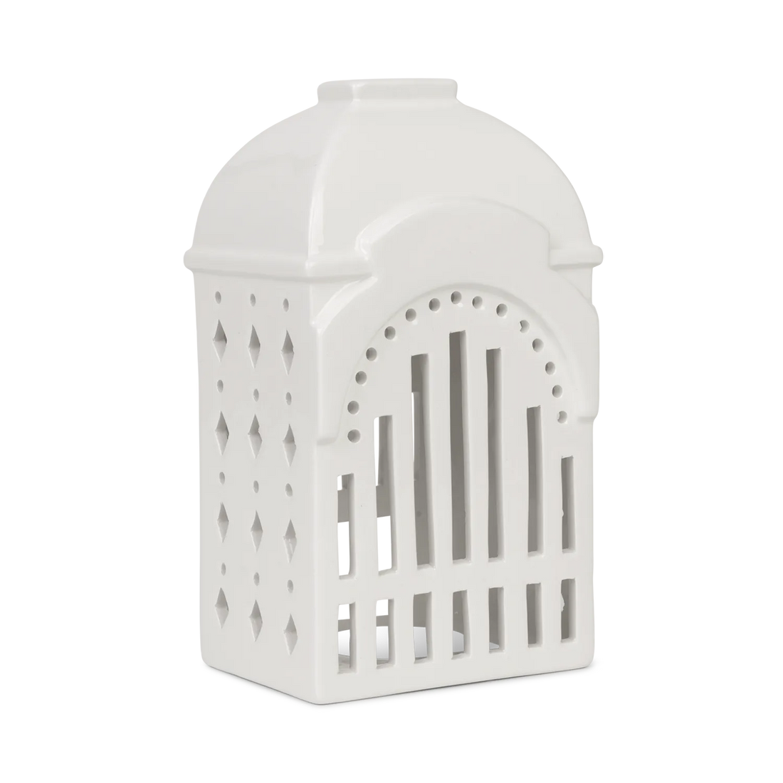 Kähler Tivoli Main Entrance Lighthouse porcelain candle house inspired by the historic entrance to Tivoli Gardens Copenhagen
