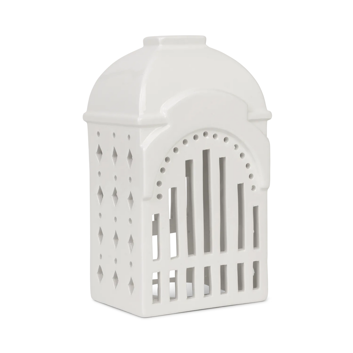 Kähler Tivoli Main Entrance Lighthouse porcelain candle house inspired by the historic entrance to Tivoli Gardens Copenhagen