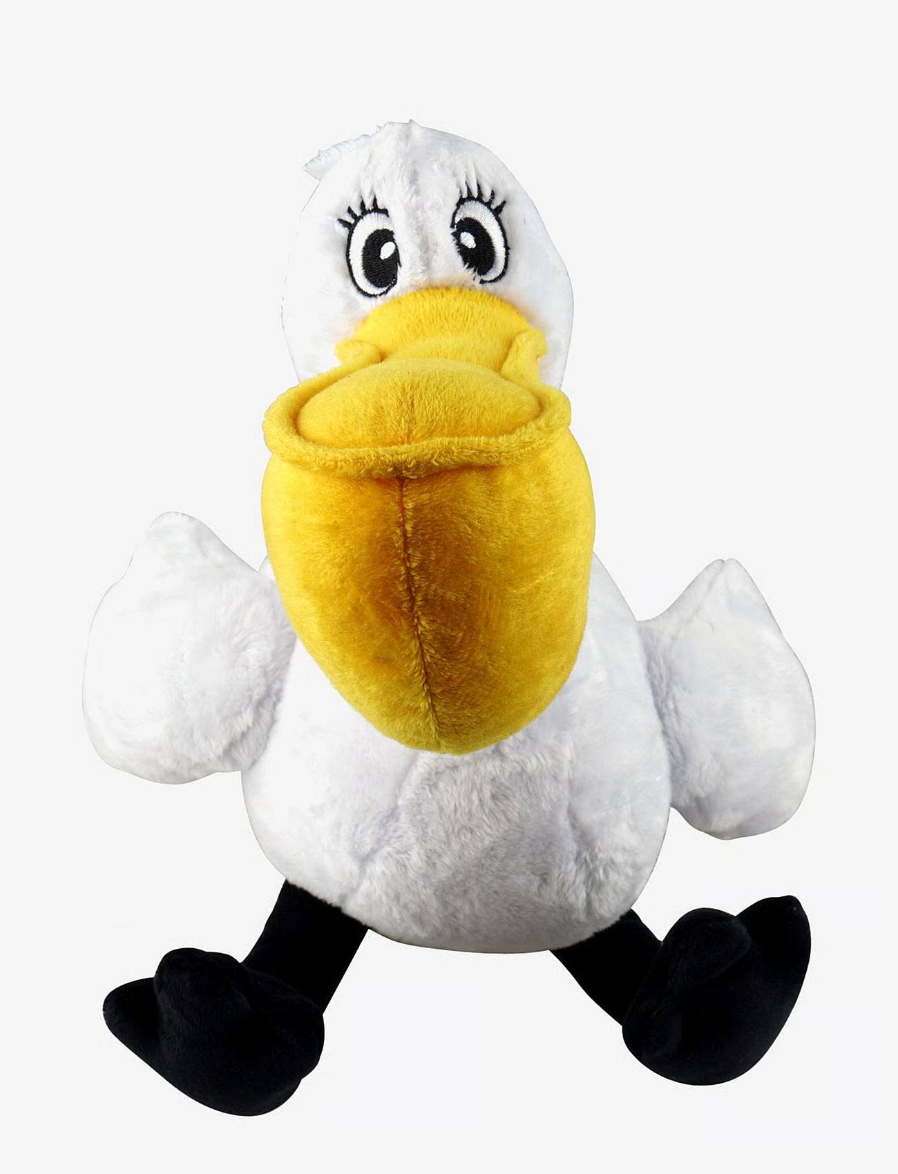 Pelle bamse fra Rasmus Klump i blød plys fra Barbo Toys. Den populære pelikanfigur er perfekt til kram, leg og fantasifulde eventyr.