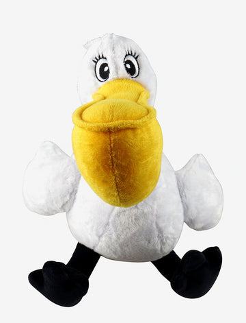 Pelle bamse fra Rasmus Klump i blød plys fra Barbo Toys. Den populære pelikanfigur er perfekt til kram, leg og fantasifulde eventyr.