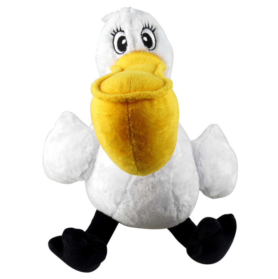 Pelle bamse fra Rasmus Klump i blød plys fra Barbo Toys. Den klassiske pelikanfigur er perfekt til kram, leg og fantasifulde eventyr.