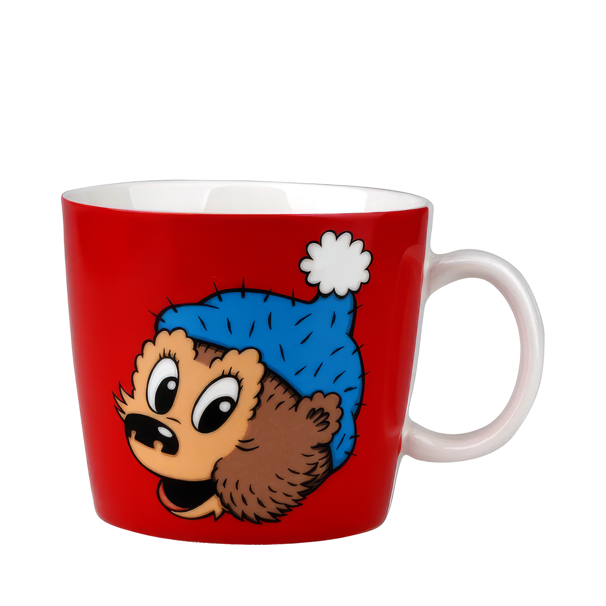 Rasmus Klump krus fra Barbo Toys med farverigt Pingo-motiv på rød baggrund og børnevenligt design.