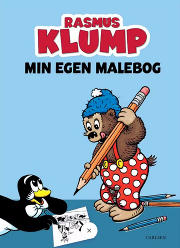 Rasmus Klump malebog Min egen malebog med Rasmus Klump, Pingo og tegneaktiviteter for børn.