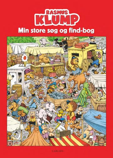 Rasmus Klump Min store søg og find-bog med farverigt myldremotiv fyldt med Rasmus Klump, vennerne og sjove ting at finde.