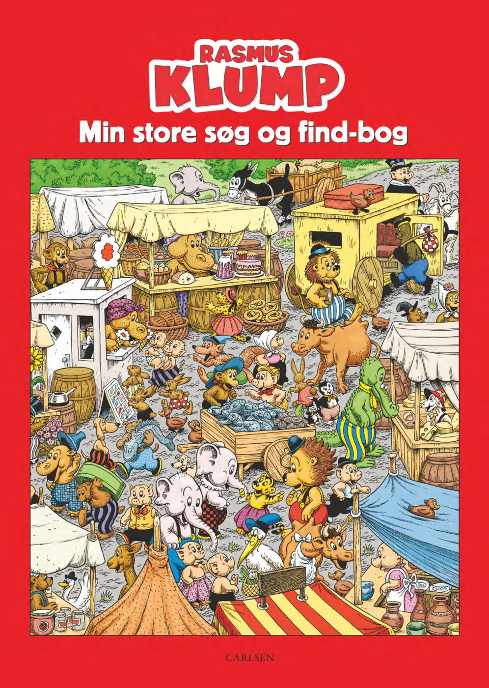 Rasmus Klump Min store søg og find-bog med farverigt myldremotiv fyldt med Rasmus Klump, vennerne og sjove ting at finde.
