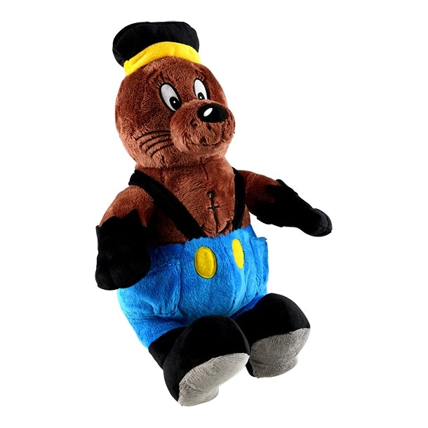 Rasmus Klump Skæg-bamse fra Barbo Toys i blød plys med klassisk design inspireret af den populære figur fra Rasmus Klump-universet.