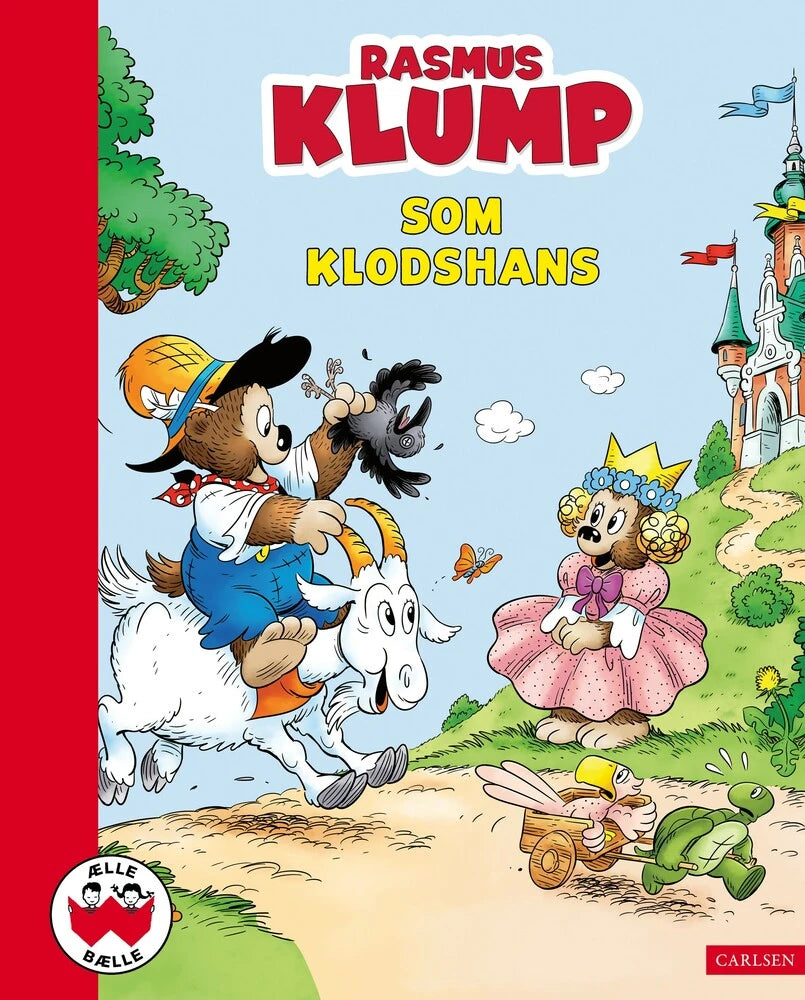 Rasmus Klump som Klodshans, eventyrbog for børn inspireret af H.C. Andersens klassiske fortælling med Rasmus Klump og vennerne i hovedrollerne.